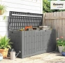 Градински сандък Outsunny 379 L, снимка 1