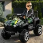 Детско електрическо бъги 4×4 с дистанционно, LED, USB и MP3 – 4 мотора, снимка 2