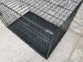 голяма метална клетка за куче 106x70x76см за транспорт и стационар , снимка 2