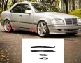 Нови лайсни за пластмасовите прагове Мерцедес W202 и W210, снимка 1