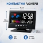LED дигитален часовник с будилник, температура, световно време и гласова подсветка, снимка 6