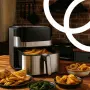 Смарт Еърфрайър , 2200W, XXL 6.5л, Wi-Fi Tuya App, 10 Програми, Неръждаема стомана, снимка 5