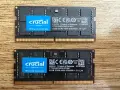 64GB DDR5 4800MHz Crucial CT32G48C40S5.M16A1 Рам Памет За Лаптоп, снимка 1