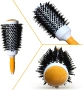 Кръгла керамична четка за коса 53 мм, Global Keratin Thermal Round Anti-Static Brush 53 mm, снимка 6