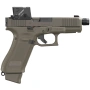 Пистолет Glock 45 9x19 PR Hunter Edition MOS 08 FS M13,5x1LH Green Combo COA, снимка 1