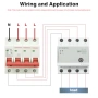 WiFi смарт таймер Ailao Tuya 4P 63A GTS8-W, снимка 5