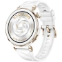 ЧИСТО НОВ Huawei Watch GT 5 Pro (42mm, Бял / White Rubber) – Пълен комплект, снимка 5