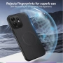 WANLONFENG TQ1 Магнитен Калъф за Honor X6d 5G - PC+TPU, Карбон текстура, 2 стъкла, снимка 9
