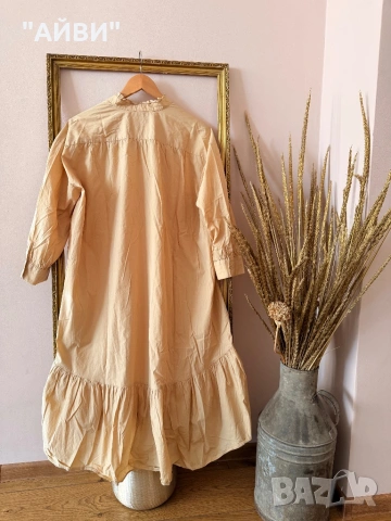 ZARA Дамска жестока рокля, снимка 4 - Рокли - 54001709