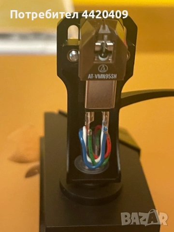 Audio technica AT-VM95SH/H + Headshell+ AT-VMN95ML резервна игла, снимка 3 - Грамофони - 55205646