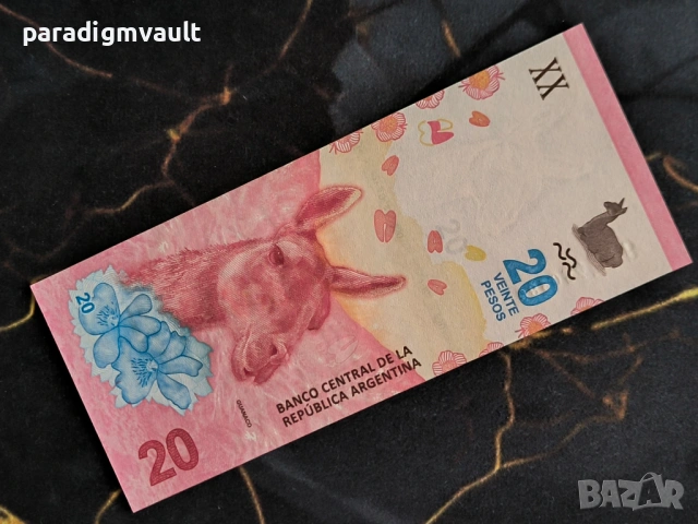 Банкнота - Аржентина - 20 песо UNC | 2017г.