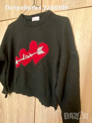 Red Valentino пуловер, снимка 2 - Блузи с дълъг ръкав и пуловери - 55050273