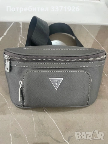 Мъжка кожена чанта Guess 