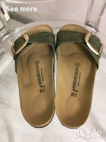 BIRKENSTOCK дамски чехли в размер 39, снимка 7 - Чехли - 54584502