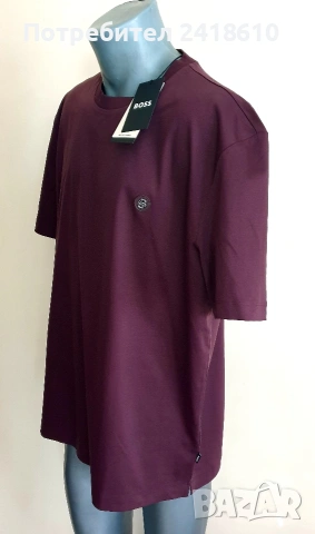 Hugo Boss C - Taut 01 Mercerised Cotton Mens Size XL НОВО! ОРИГИНАЛ Мъжка Тениска!, снимка 12 - Тениски - 54466451