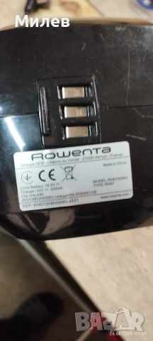 ROWENTA Dual Force 2in1 18V RH6735WH, снимка 2 - Прахосмукачки - 55042164