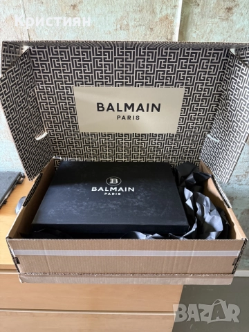 Balmain Оригинал! 42 номер!, снимка 8 - Маратонки - 55547013