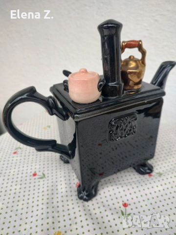 Paul Cardew голям чайник печка с английска закуска, снимка 4 - Декорация за дома - 54008785