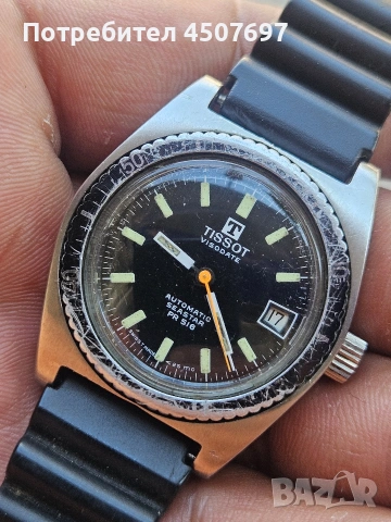 Винтидж дайвър Tissot Visodate Automatic Seastar PR 516 (oоколо 1970 г., снимка 2 - Мъжки - 55023937
