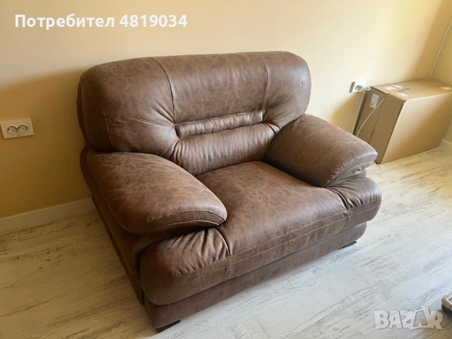 Диван 1 + 3, снимка 6 - Дивани и мека мебел - 54442517
