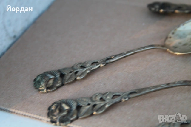 Сребърни вилици и лъжици, снимка 8 - Антикварни и старинни предмети - 53999469