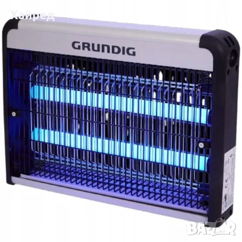 Лампа против насекоми Grundig, LED, 20м, лесна за почистване, снимка 2 - Друга електроника - 55304994