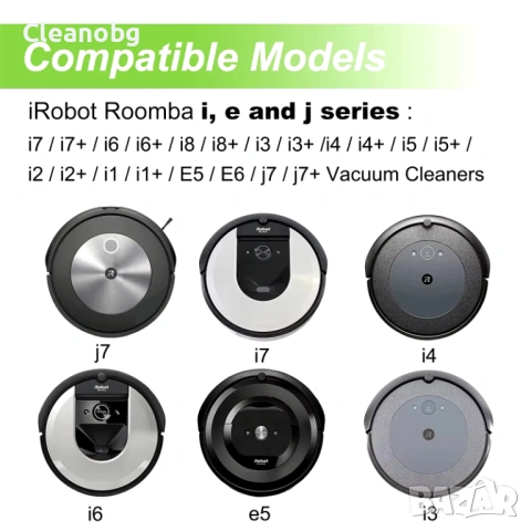 Комплект висококачествени странични четки за прахосмукачки робот - iRobot Roomba E I J серии, снимка 5 - Прахосмукачки - 54690437