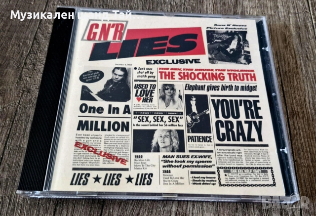 Компакт Дискове - Рок Метъл: Guns`N`Roses – Guns`N`Roses Lies