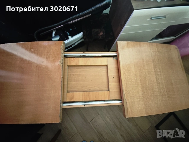 Масивна чешка разтегателна маса - винтидж 350 лв. / 178.95 €, снимка 4 - Маси - 55162852