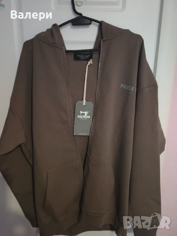 Суичър PAUSE "S" размер , снимка 2 - Суичъри - 54186142