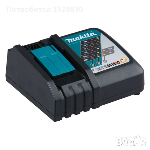 Комплект Макита оригинална батерия Makita BL1850B и оригинално бързо зарядно Makita DC18RC LXT 18V