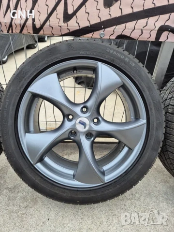 Джанти Aluett 18 цола 5х114.3 , 8j , et40 , 225/50/18 Honda Mazda Kia, снимка 3 - Гуми и джанти - 54583613