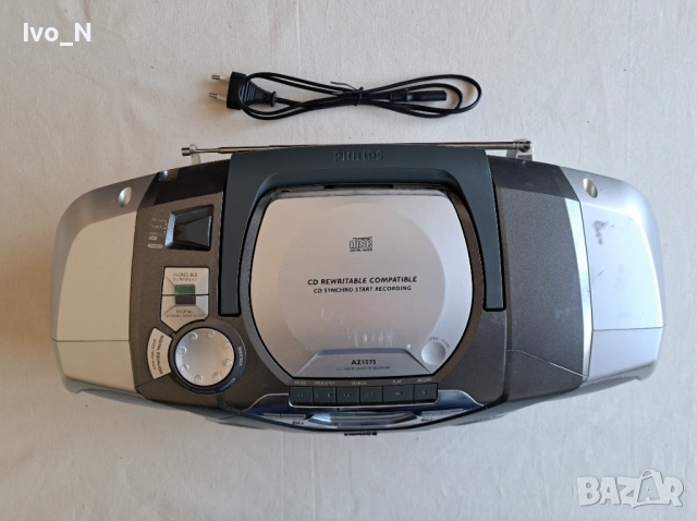 CD радиокасетофон Philips AZ 1575., снимка 5 - Радиокасетофони, транзистори - 54438749