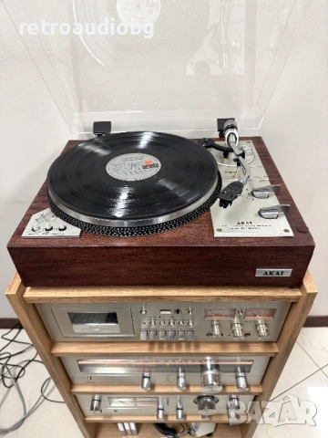 🔊Топ ретро аудио сет - система AKAI AM-2450, AT-2450L, GXC-740D, AP-206C + рак шкаф🔊, снимка 4 - Аудиосистеми - 54334004