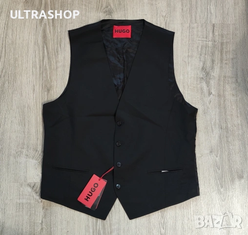 Нов HUGO size 42(uk52) мъжки елегантен елек официален