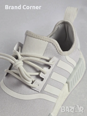 Оригинални маратонки adidas NMD R1 – Светлосиви / Off-white, снимка 4 - Маратонки - 54280433