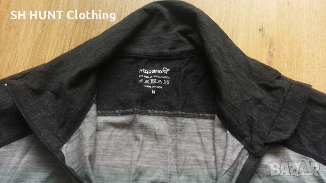 NORRONA Wool Zip Neck 89% Merino Wool размер M термо блуза 89% Мерино вълна - 2475, снимка 9 - Пуловери - 54160677