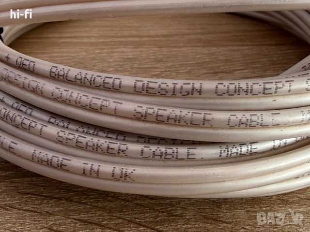 QED Balanced Design Concept Speaker Cable / Кабели за тонколони, снимка 7 - Тонколони - 53964700