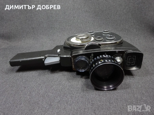 СТАРА РЕТРО СОЦ СССР 8 мм КИНОКАМЕРА КМЗ КВАРЦ QUARZ 2М, снимка 4 - Антикварни и старинни предмети - 53987032