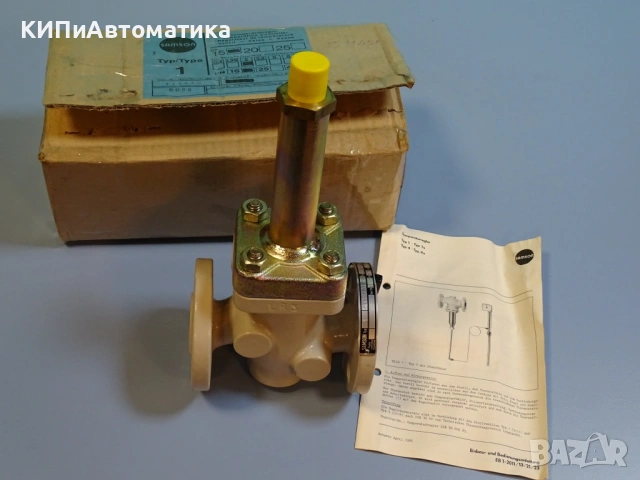 терморегулаторен вентил(регулатор) Samson TYP 1 temperature regulator DN15 PN16, снимка 9 - Резервни части за машини - 54411875