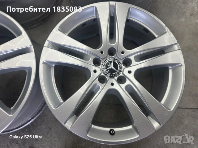 Лети джанти 17ки 5х112 Mercedes, снимка 6 - Гуми и джанти - 54825673