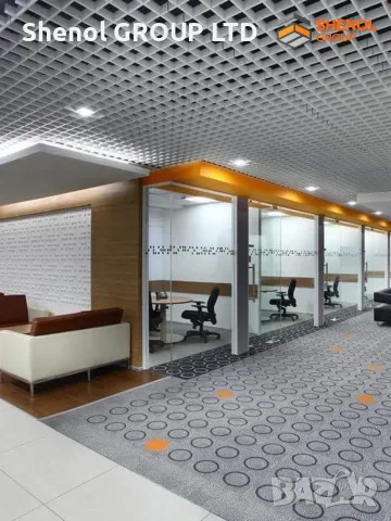 АЛУМИНИЕВИ ОКАЧЕНИ ТАВАНИ-OPEN CELL-Пчелна Пита, снимка 4 - Индустриална техника - 55627556