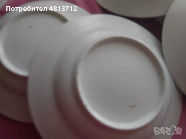 Стар   супник 6 чинии за основно маркировка номер в червено                            , снимка 4 - Антикварни и старинни предмети - 55671820