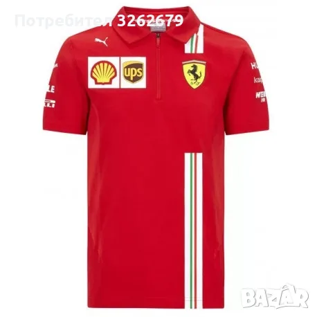 puma scuderia ferrari team оригинална тениска размер xxl