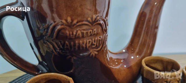 Сервиз за ракия "ШАТРА ХАН КРУМ", снимка 3 - Сервизи - 54884369