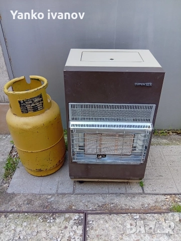 Газова отоплителна печка с бутилка