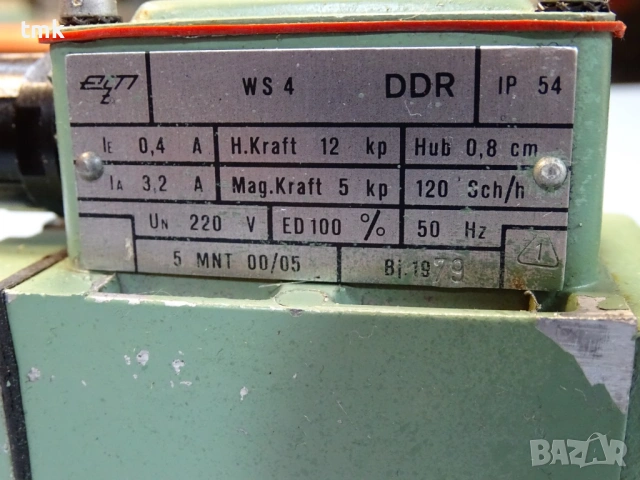 Хидравличен разпределител ORSTA TGL10919 Hydraulic Valve с една бобина WS4 220V, снимка 2 - Резервни части за машини - 54549705