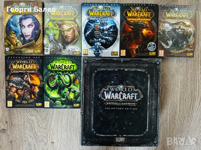 Колекция World of Warcraft PC игри като нови
