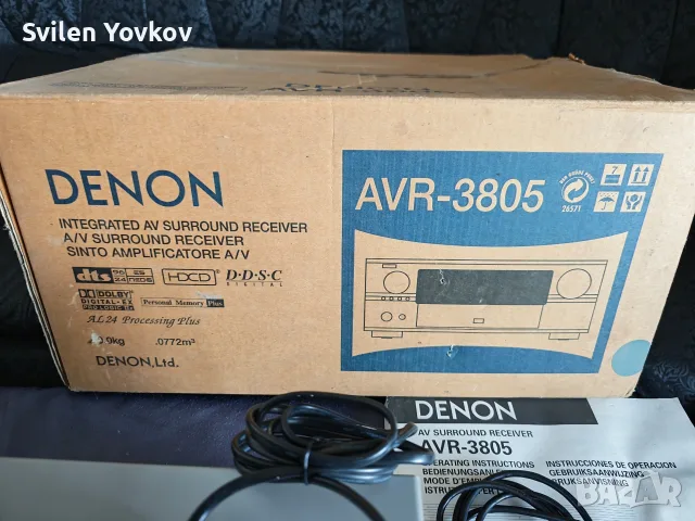 Продавам висок клас усилвател ресийвър DENON 3805 + DVD AUDIO-VIDEO/SUPER AUDIO CD PLAYER DVD-1920, снимка 14 - Ресийвъри, усилватели, смесителни пултове - 55437415