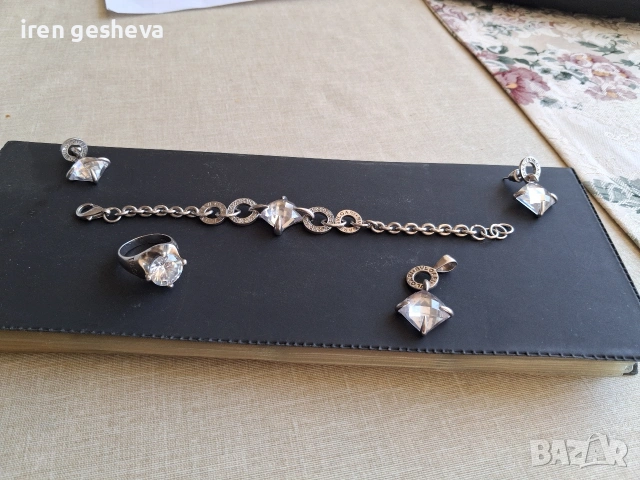 сребро бу.гари, снимка 2 - Пръстени - 54345485